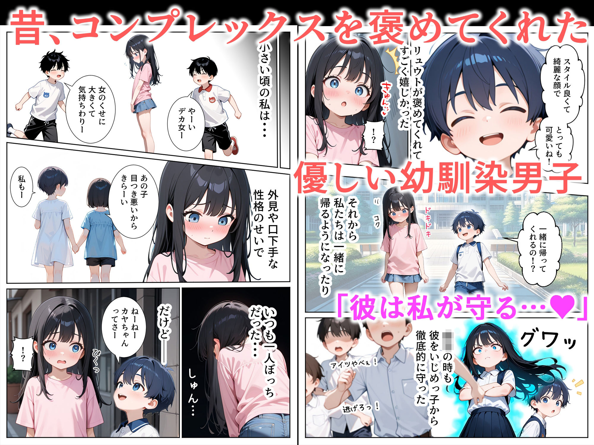 口下手なJ◯彼女の発情セックス