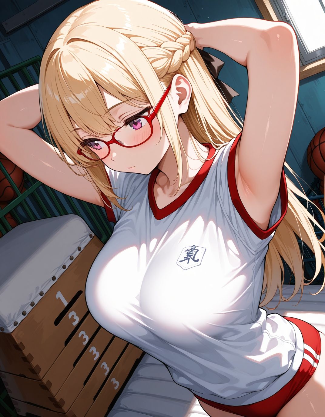 ブルマ日和。― 三つ編みメガネ女子編 ―