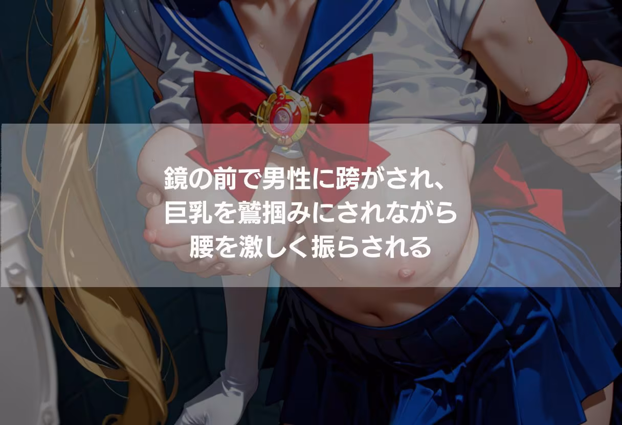 ふたなり巨乳3美少女 金髪青髪黒髪の教室・トイレ・森中出し 342枚