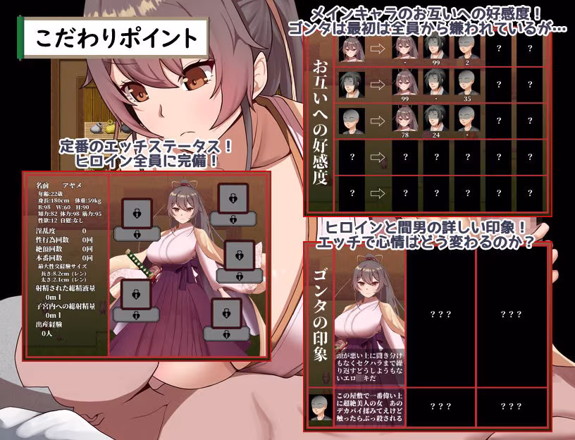 武家女当主アヤメの受難 〜刀と愛と助平〇僧から離れられない体〜