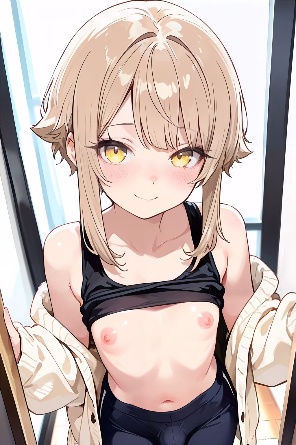 スキニーパンツ 男の娘