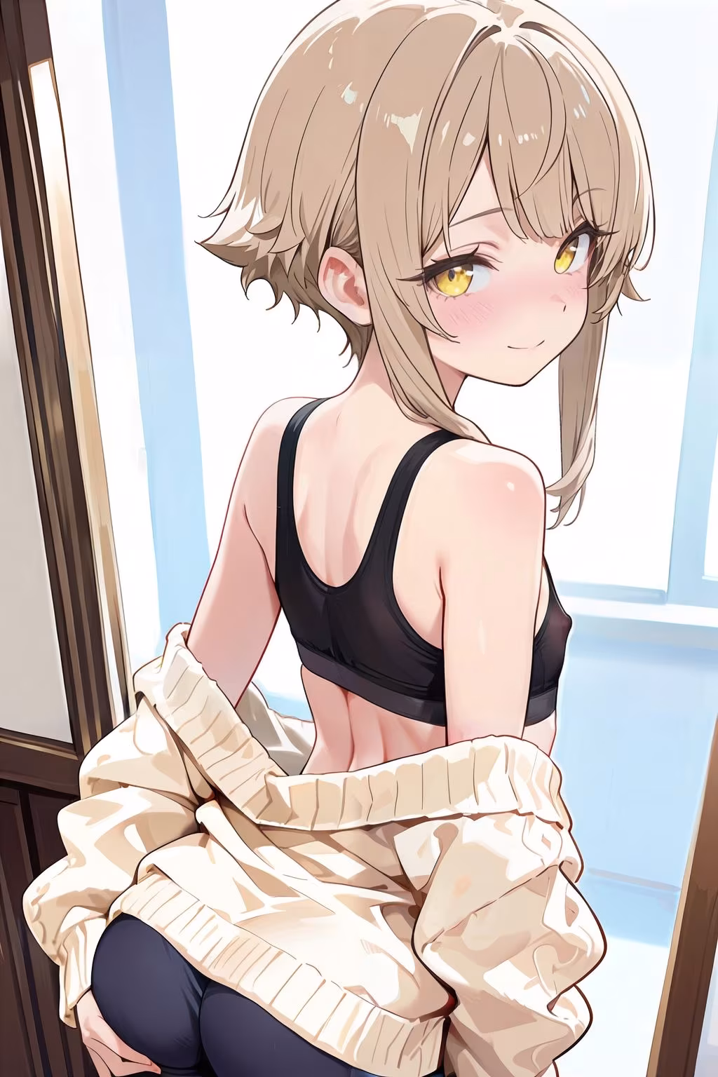 スキニーパンツ 男の娘