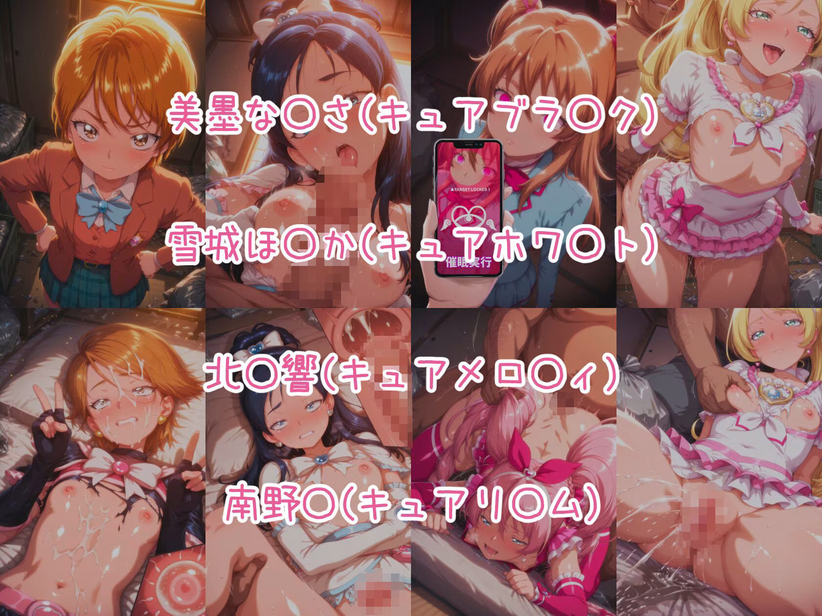 催○スマホで孕ませ洗脳 ―変身ヒロイン限定・プ○キュア編―