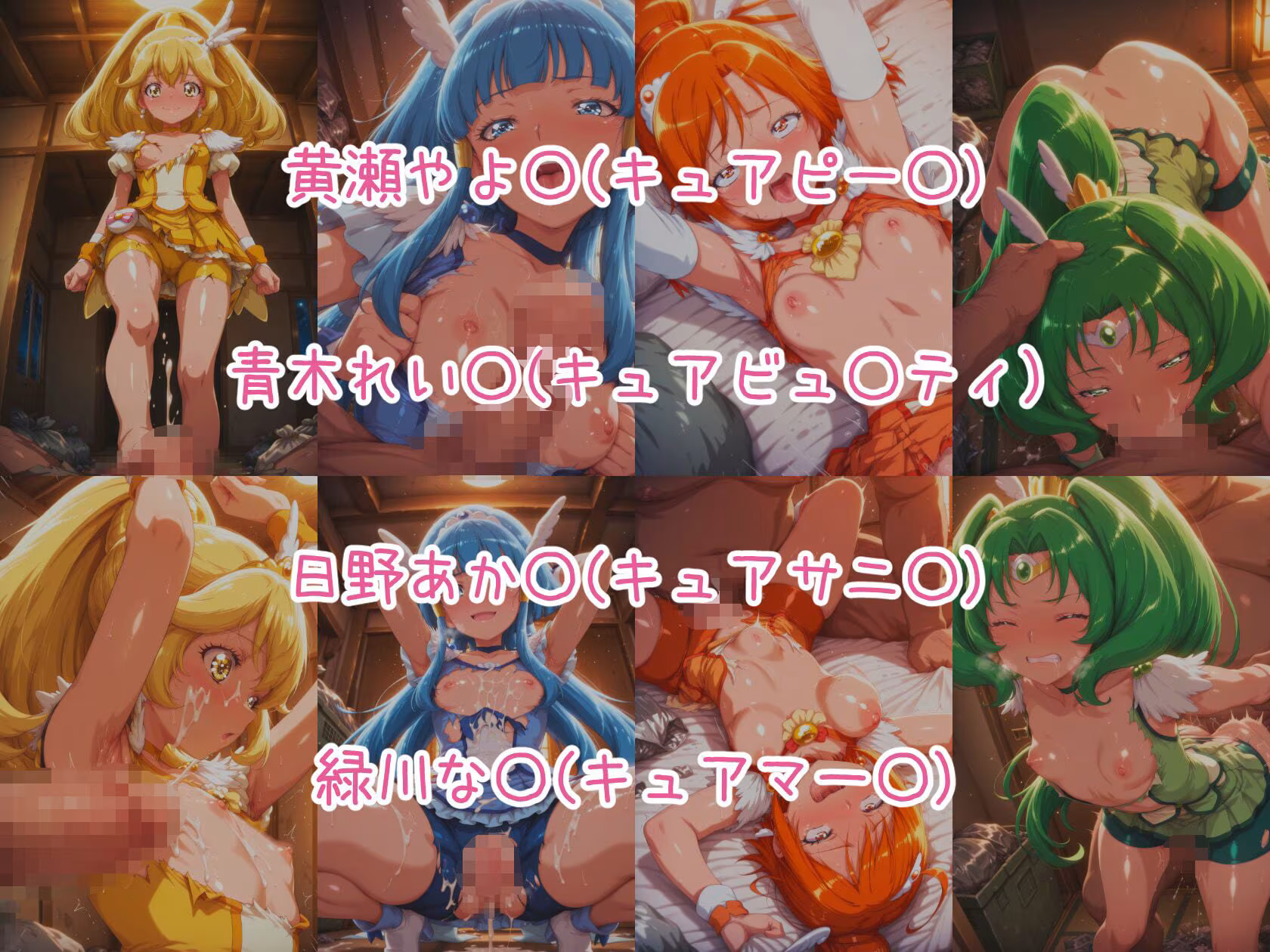 催○スマホで孕ませ洗脳 ―変身ヒロイン限定・プ○キュア編―