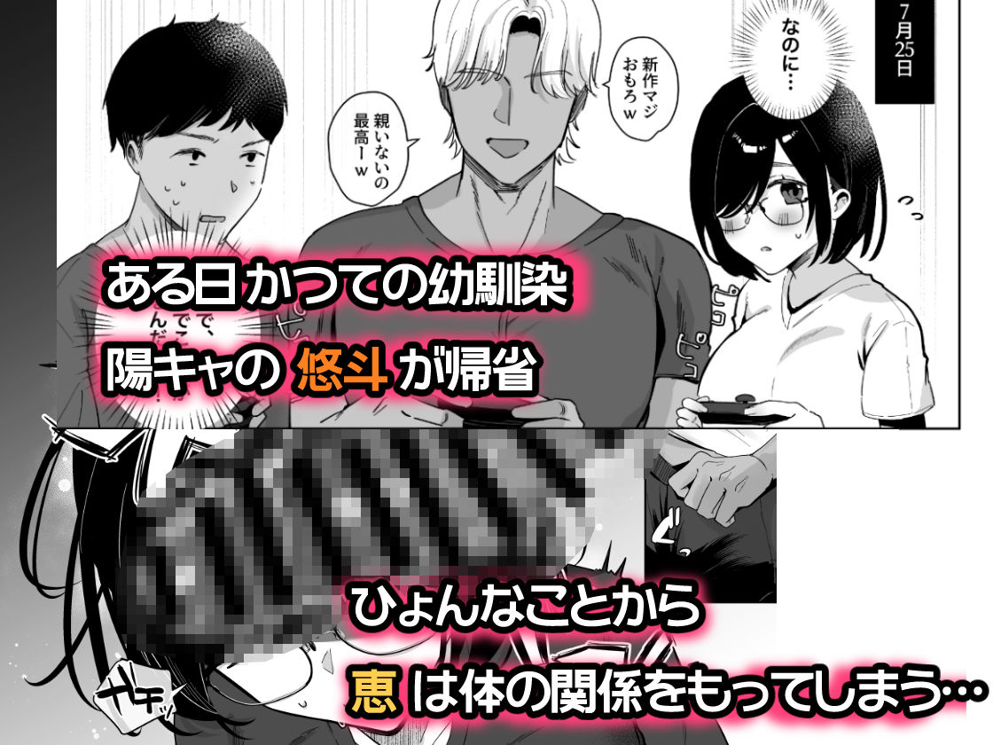 俺の地味彼女は夏休みだけあいつ専用のオナペット