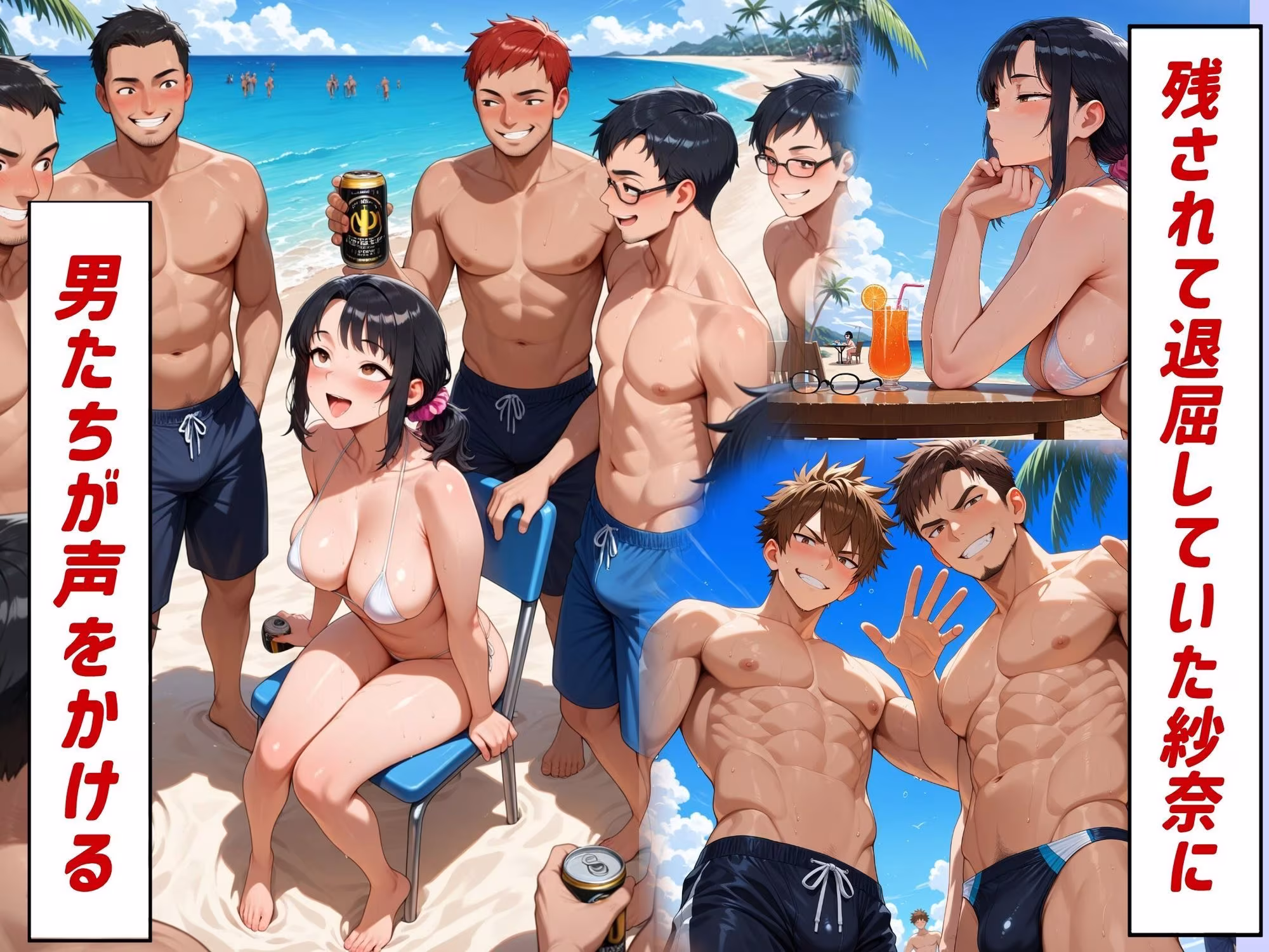 妻が俺のいない間に浜辺でナンパされた件