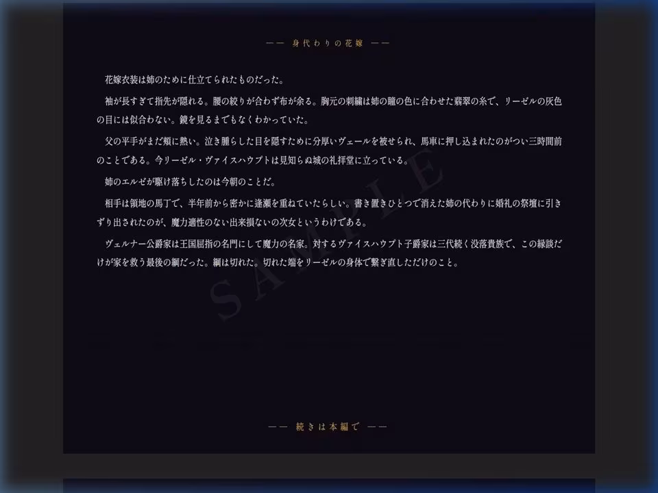 呪われた公爵は身代わりの花嫁を離さない