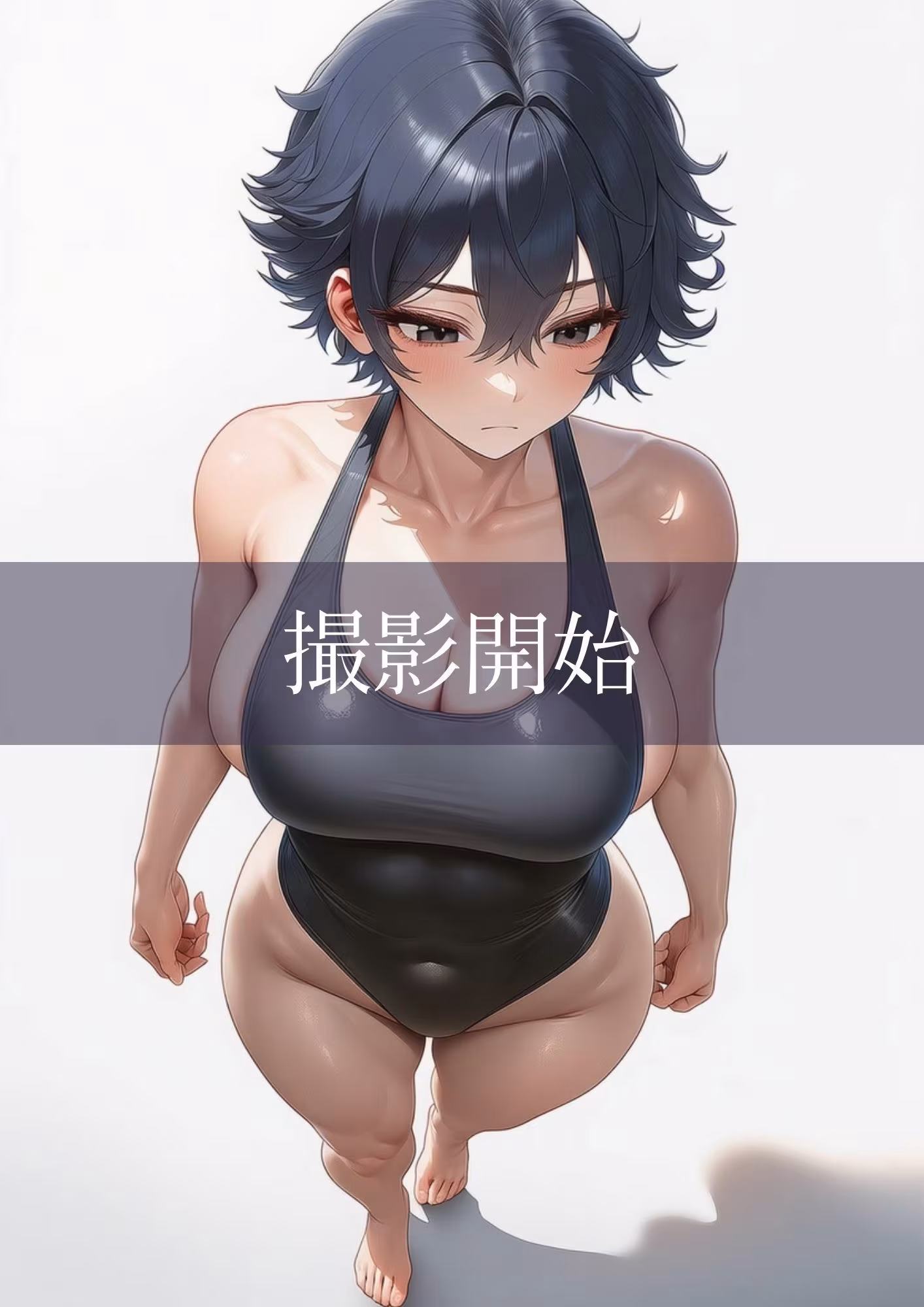 【グラビア写真集風CG集】競泳水着と肉体美〜F4F真琴ソログラビア vol.1〜【R18完全版】