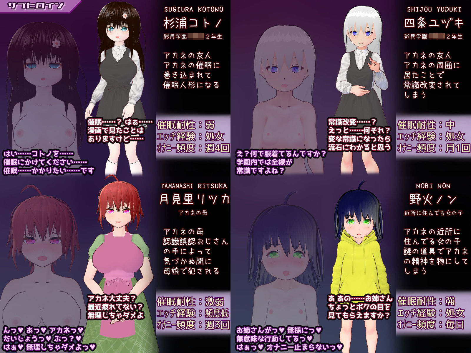 催●改変すごろく〜催●人形・常識改変・認識誤認・精神物品化〜