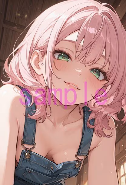 裸オーバーオールの女の子に見下していただく画像集