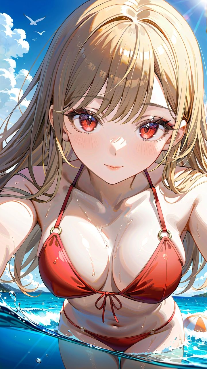 学校サボって海デート！ マイ 1