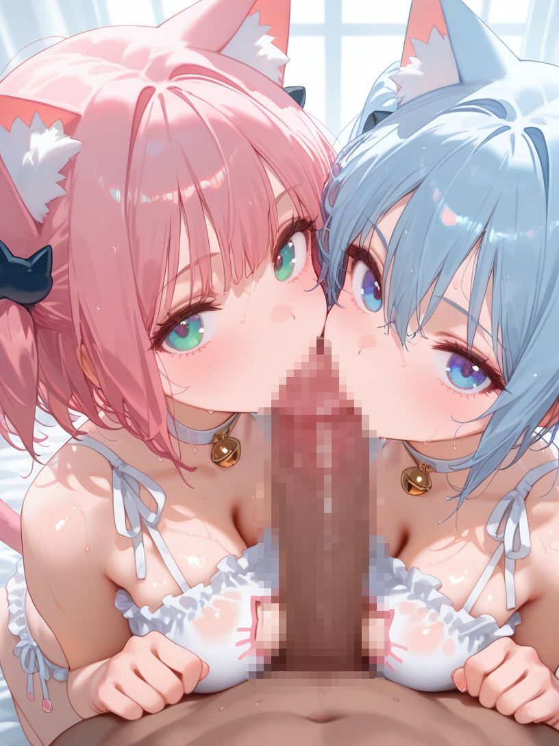 巨乳猫耳女子とハーレムエッチ3