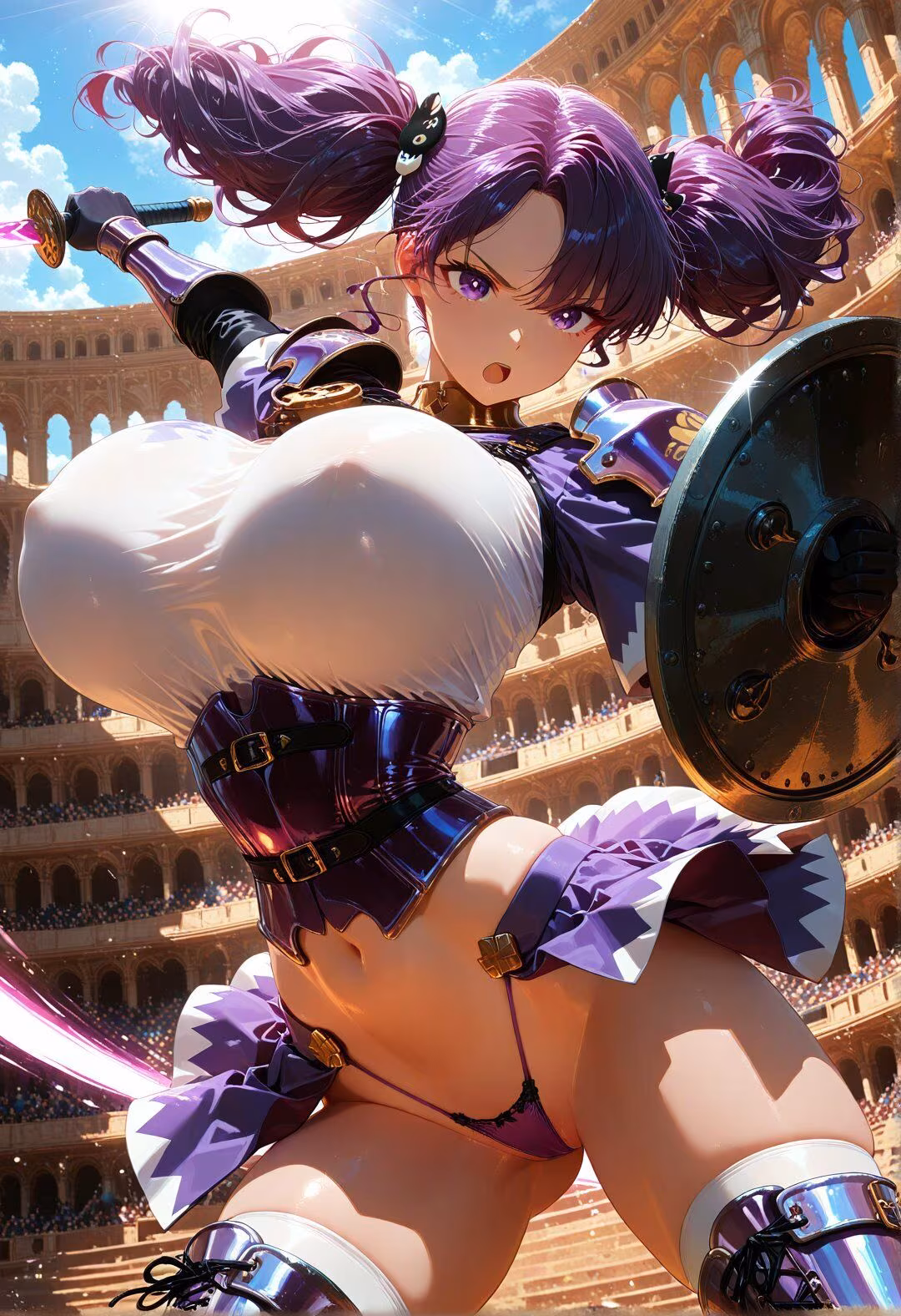 巨乳美闘士征服〜力こそ全ての闘技場で3人の心も体も堕とすようです〜