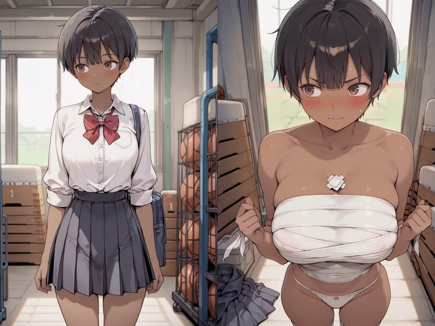 ボーイッシュが貧乳とは限らない