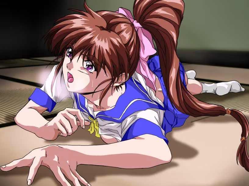 淫獣目録IF  舞い散る藍  Redraw