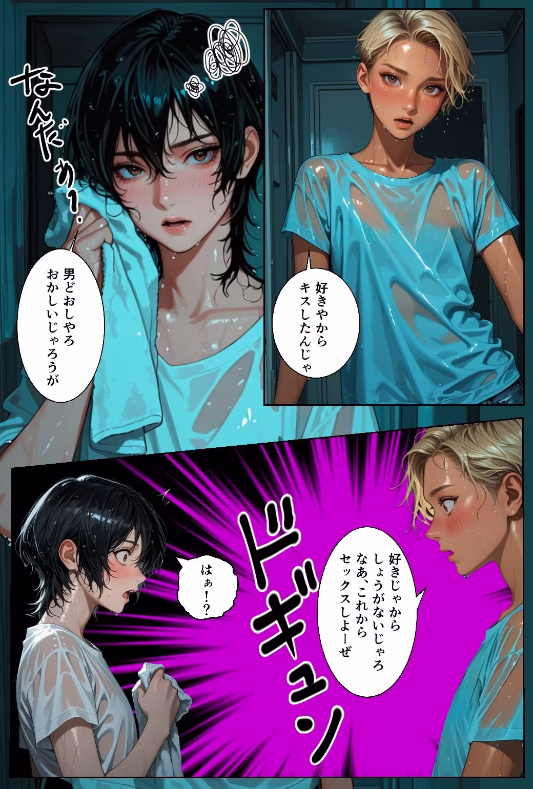 男の娘かおるのけんじと初あなるの巻