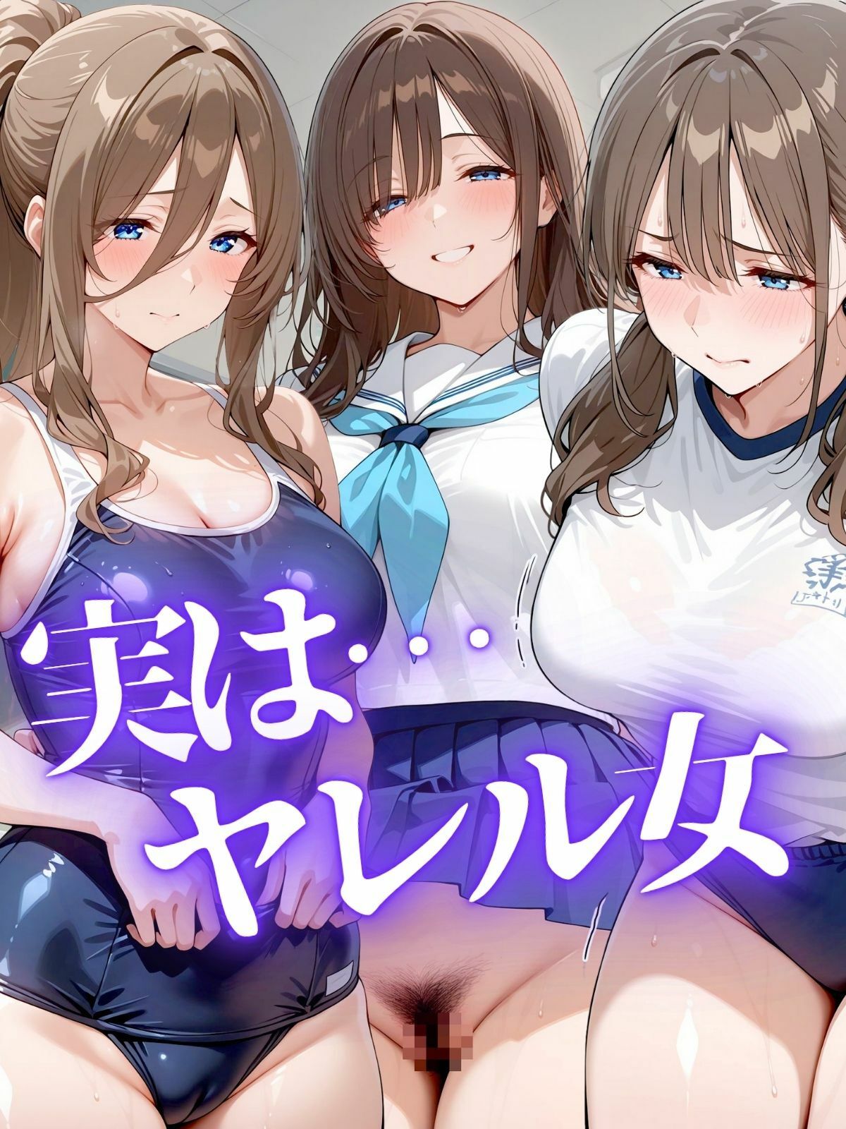 実は…ヤレル女 学園生活にエッチな性春を 学年1番のマドンナ