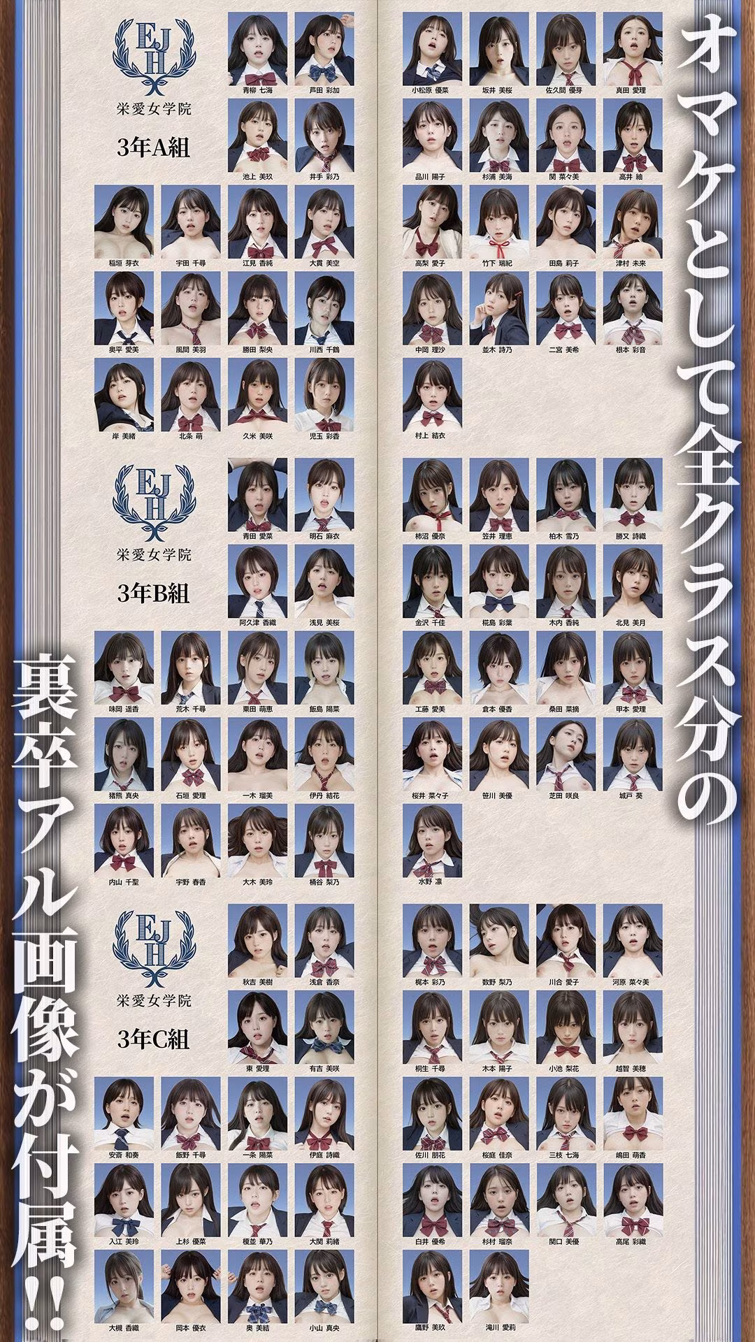 【4K動画】裏卒アル〜制服で乱れるJK100人との禁断ハメ撮り流出〜