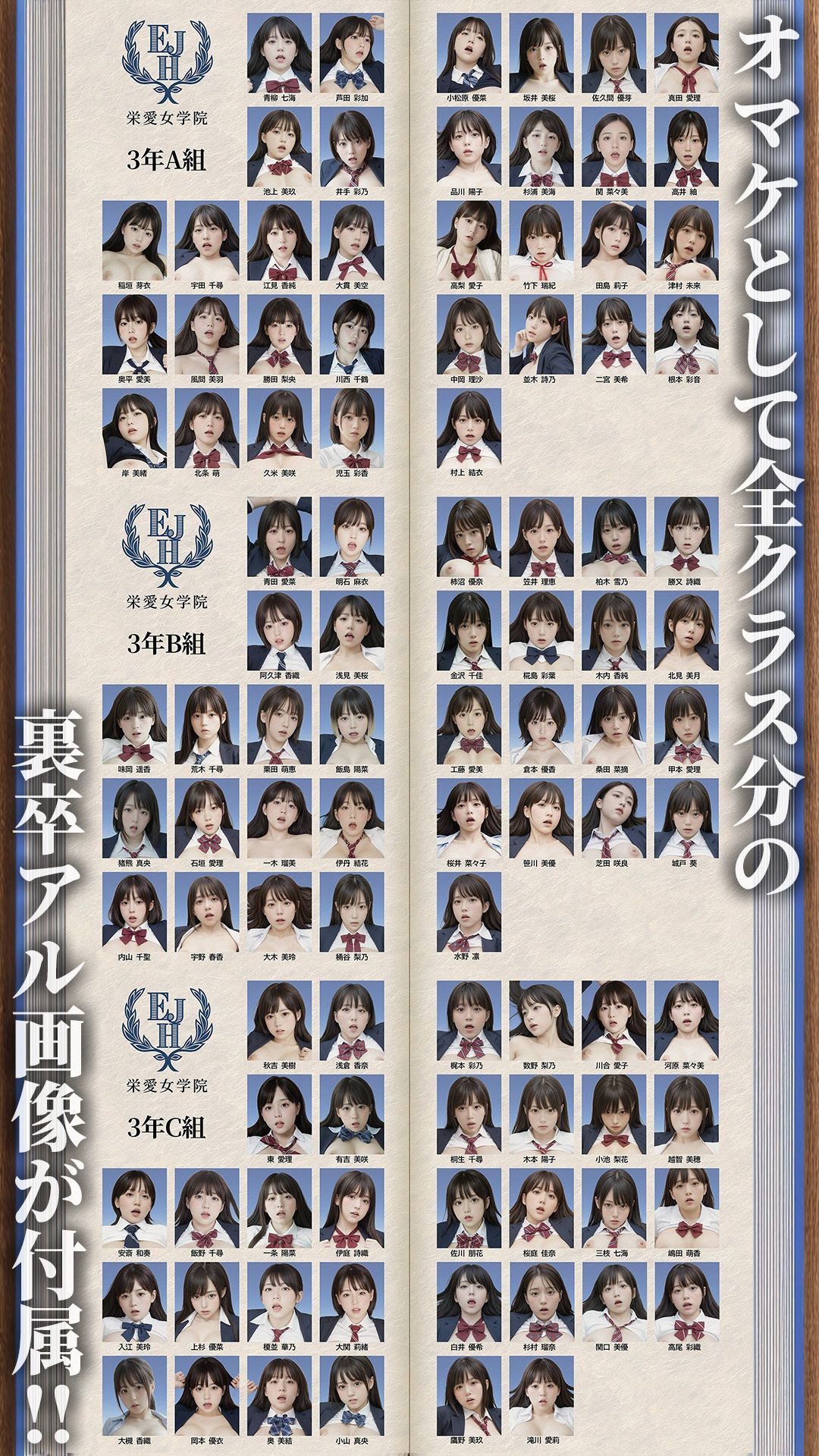 【4K動画】裏卒アル〜制服で乱れるJK100人との禁断ハメ撮り流出〜