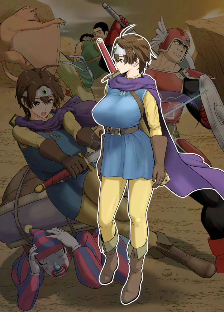 DQ女勇者Dailysex〜旅の仲間から毎日中出しされてます（泣）〜