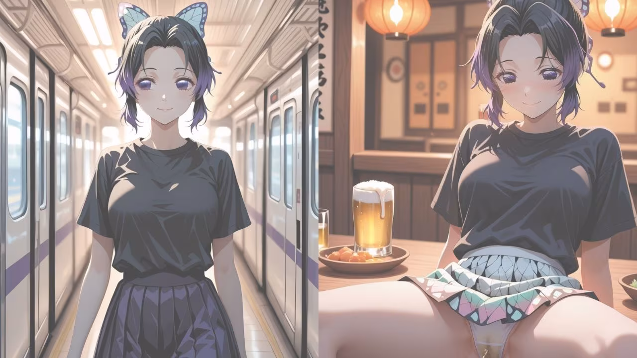 【ミダレ。Ep22】抗えない快楽に沈めたい 酔花ノ宴:胡蝶し〇ぶ編 快楽堕ち序章500枚CG集