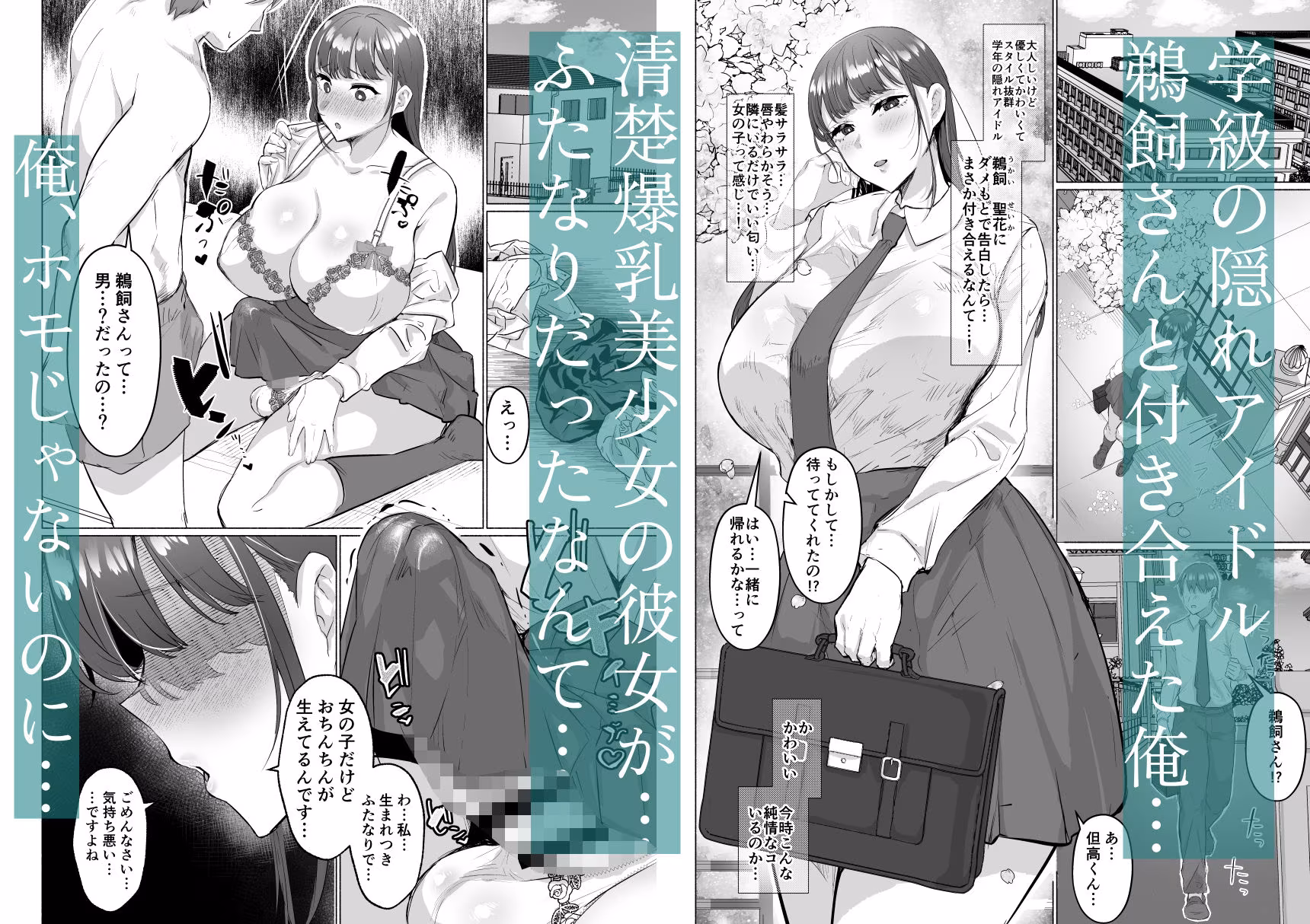 清楚彼女の脳ミソが煮えたぎるふたなりキンタマに侵されて幼馴染から母さんまで周囲のメス全て食い散らかすヤリチンオスになってる…