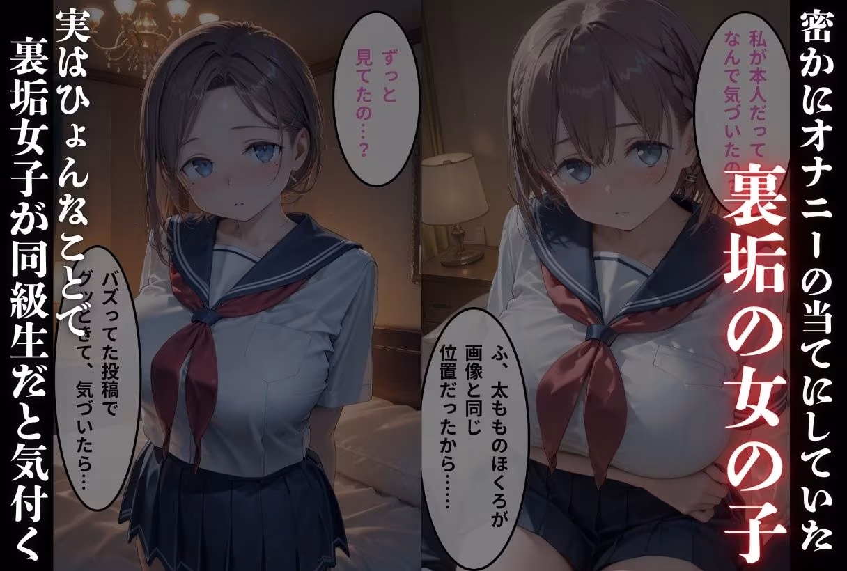 裏垢が同級生にバレちゃいました