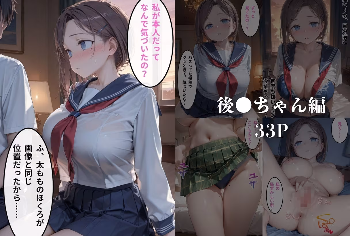 裏垢が同級生にバレちゃいました