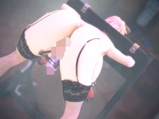 巨大ふたなり猫娘アクメ乳首責め〜激かわ爆乳猫娘を拘束して高速乳首オナホ責めでメス堕ち射精〜