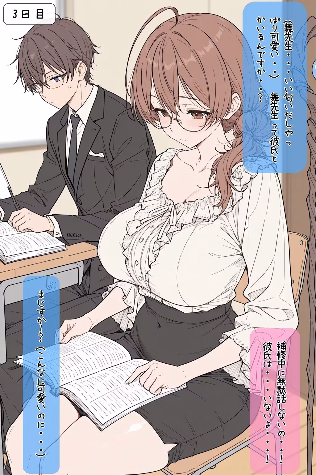 二週間後にえっちする教育実習生