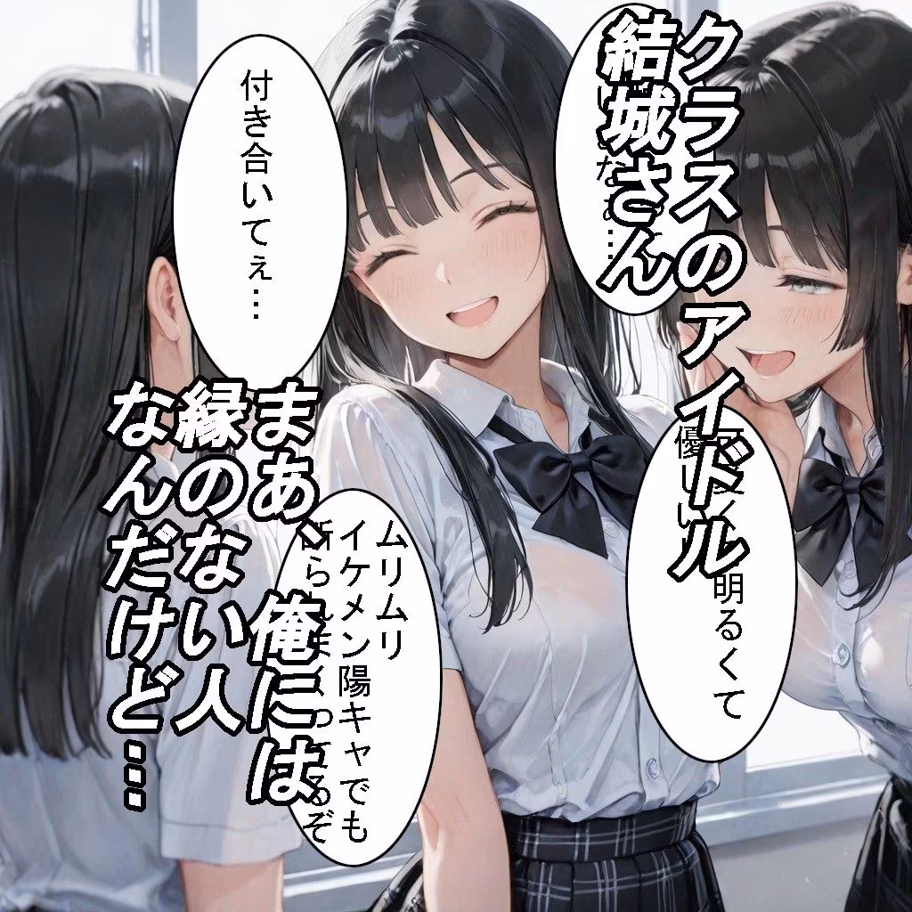 【制服】クラスのアイドルだけどホントは猫かぶりなアノ子が、ヒミツえっちで俺だけの彼女になった話