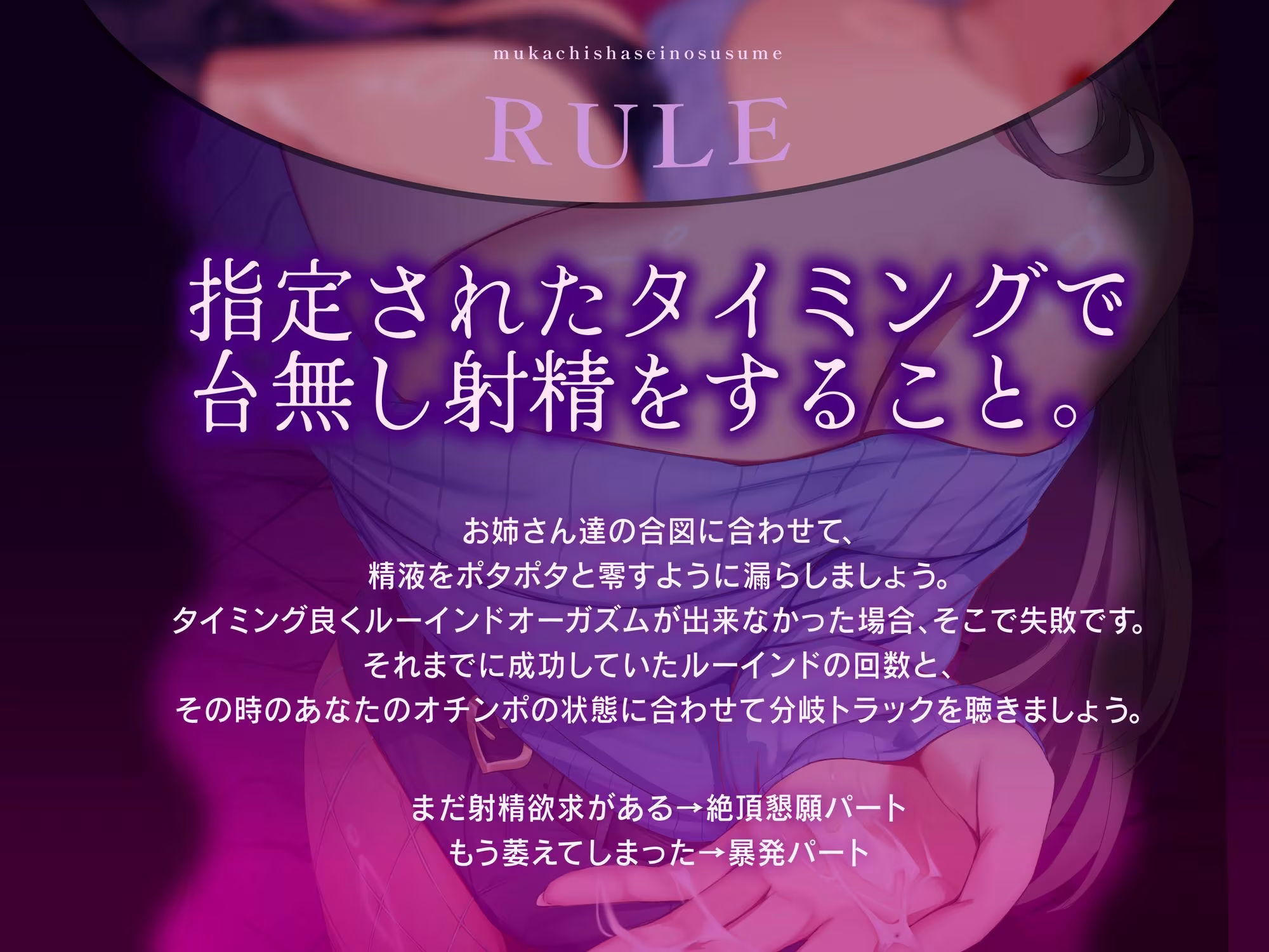 無価値射精のすすめ〜ルーインドオーガズムの回数に応じてエンディングが変わるオナニーサポート〜
