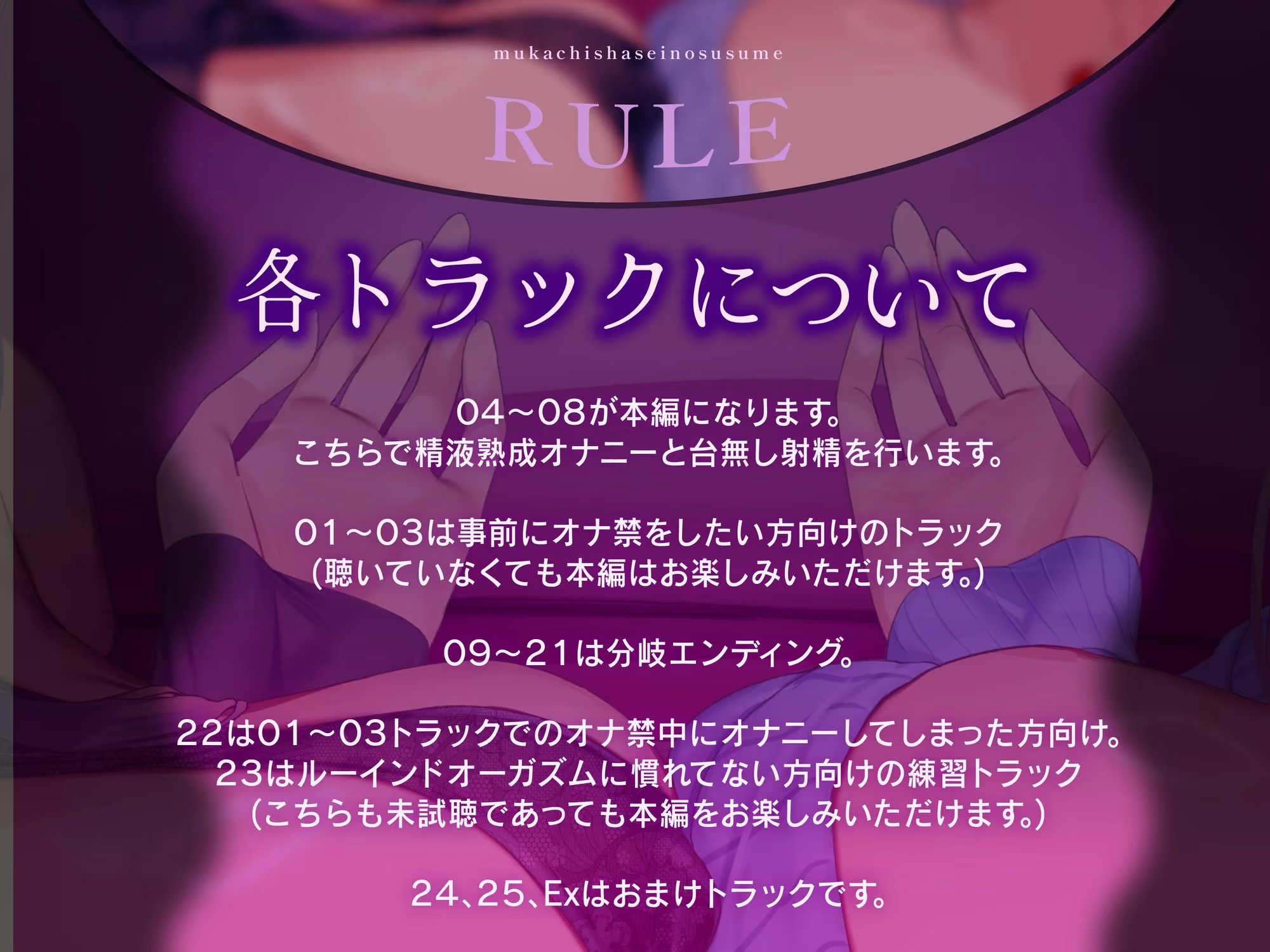 無価値射精のすすめ〜ルーインドオーガズムの回数に応じてエンディングが変わるオナニーサポート〜
