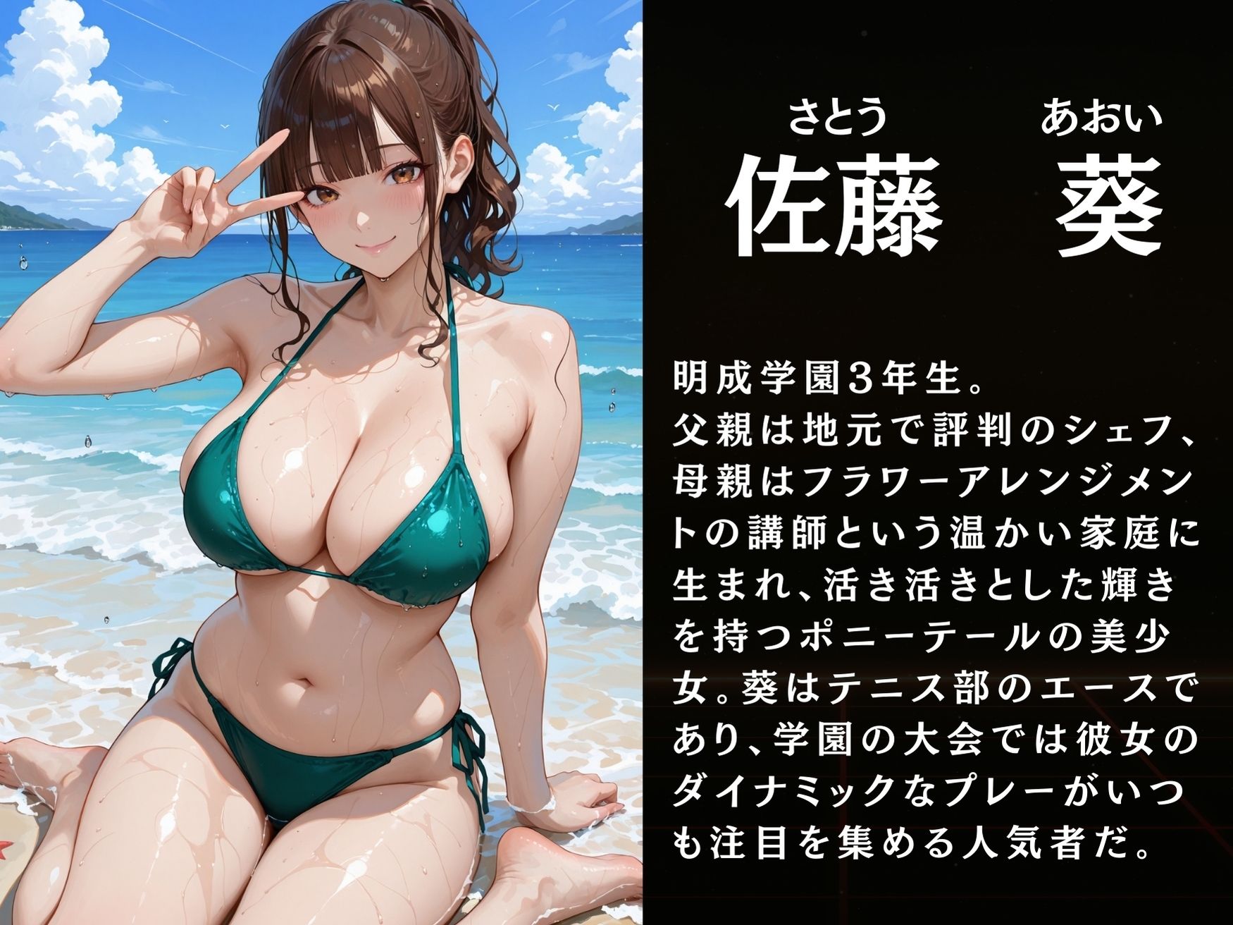 瀬戸唯奈と佐藤葵の秘密〜ビーチ編