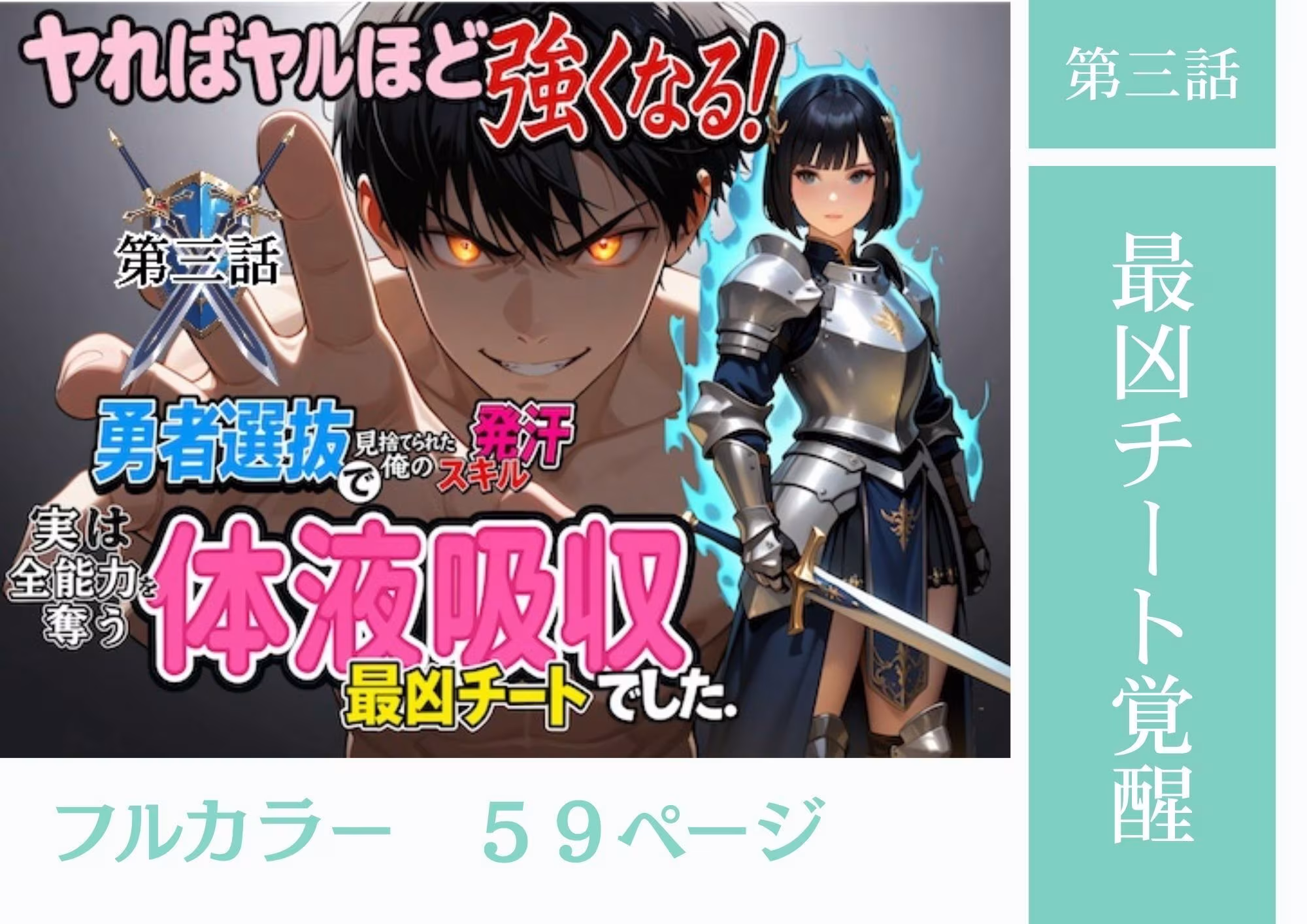 勇者選抜で見捨てられた俺のスキル《発汗》実は全能力を奪う《体液吸収》最凶チートでした。【総集編1〜4話】
