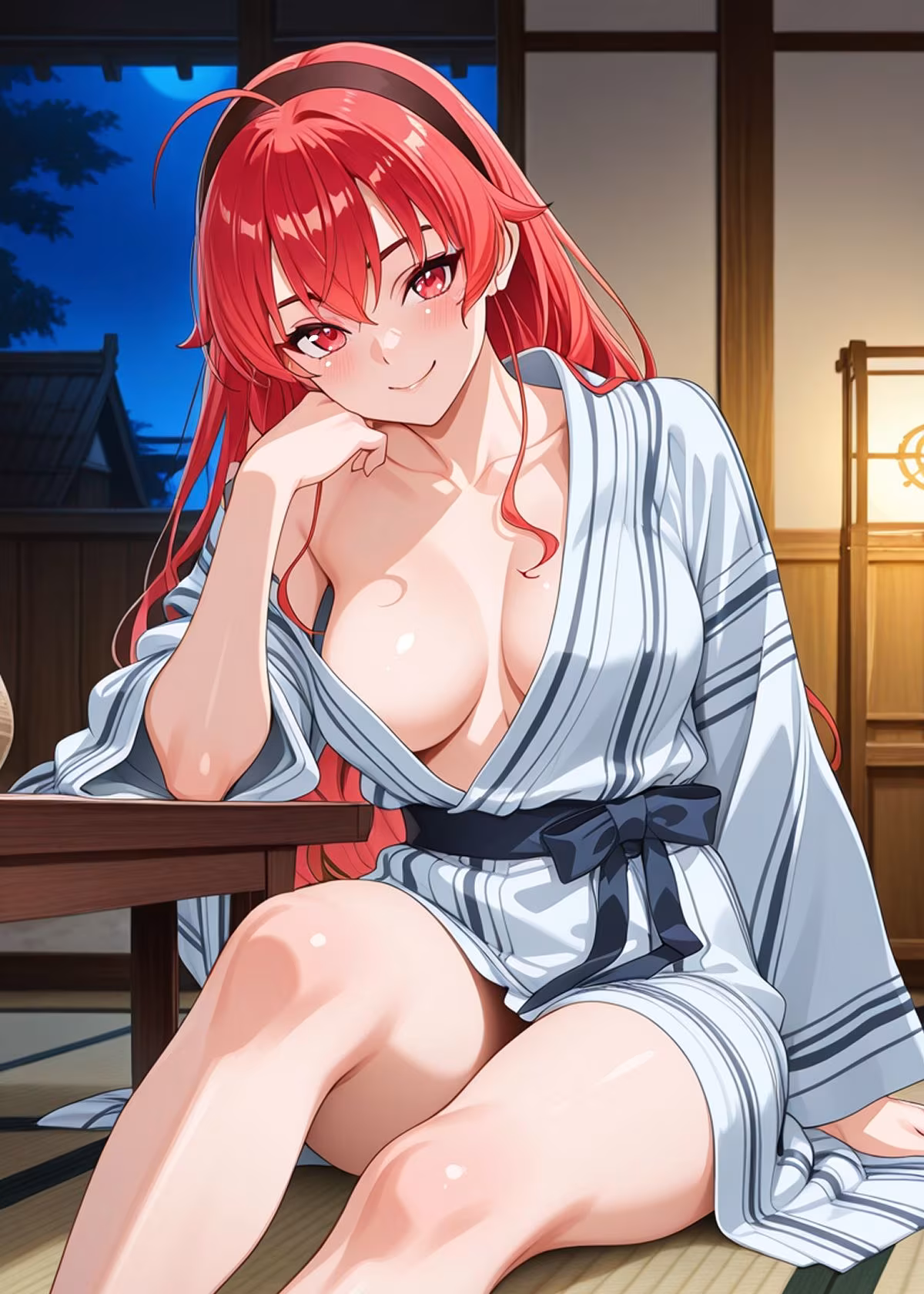 純愛転生AI版 異世界行ったらエリスと結婚 初夜にイチャラブして愛を確かめあう