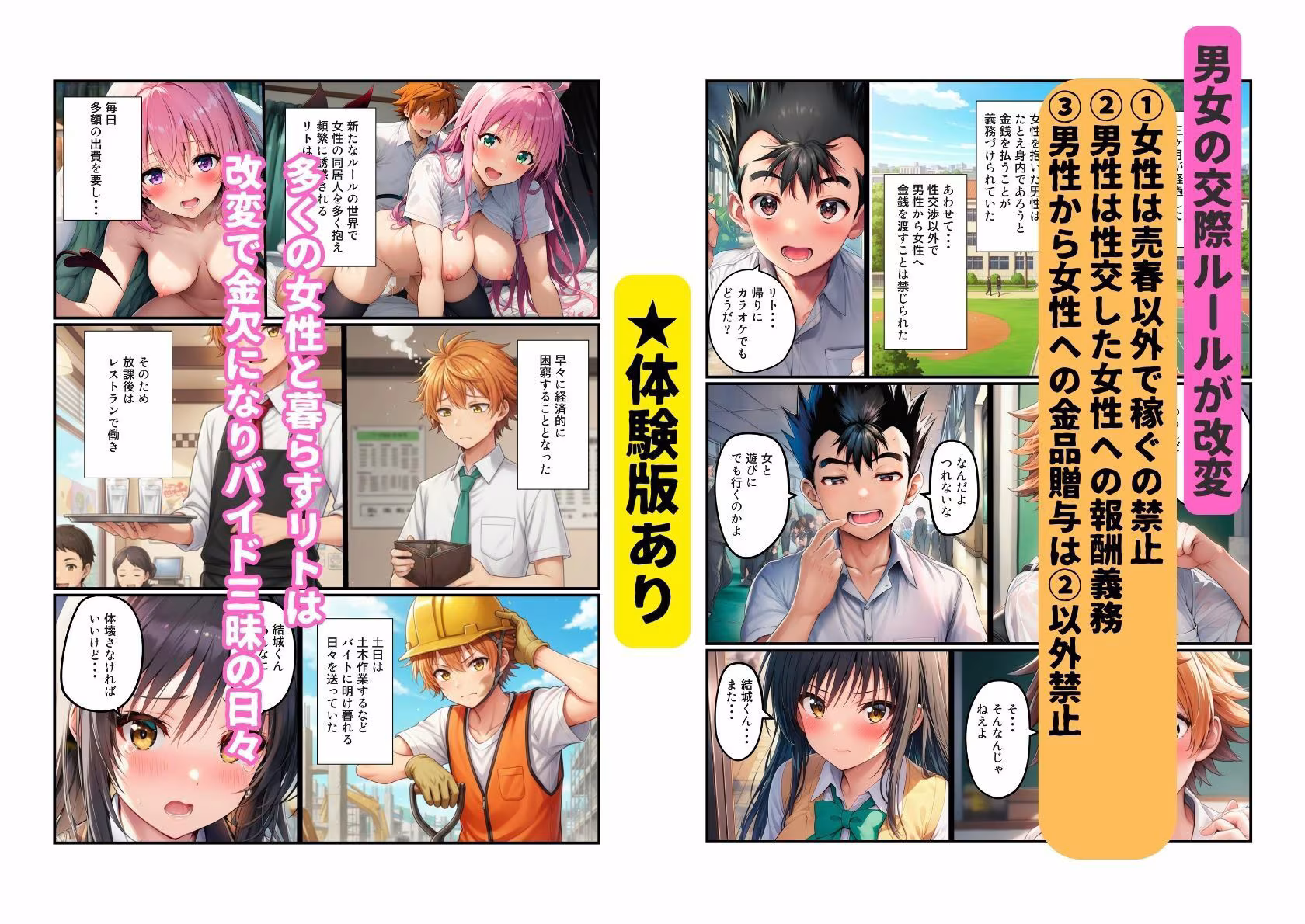 【リトのためにパパ活ブーム】ハーレム計画進行中