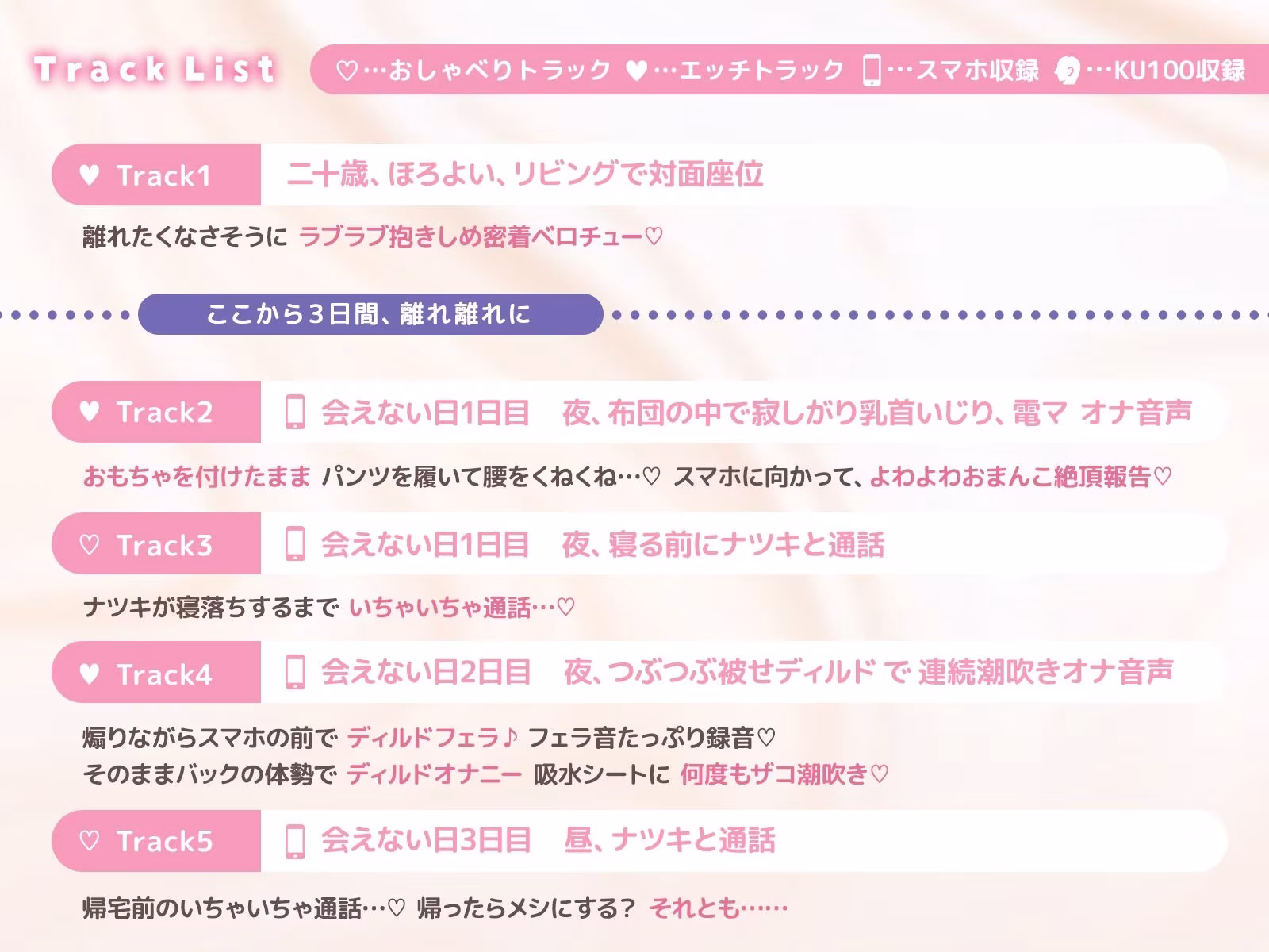 【生スマホ収録】生意気ナツキ（20）性欲増長中♪ 〜出先で届く、ボーイッシュ彼女の生オナ音声♪ 寝バックで仕返し、低イキボイス強●録音♪〜