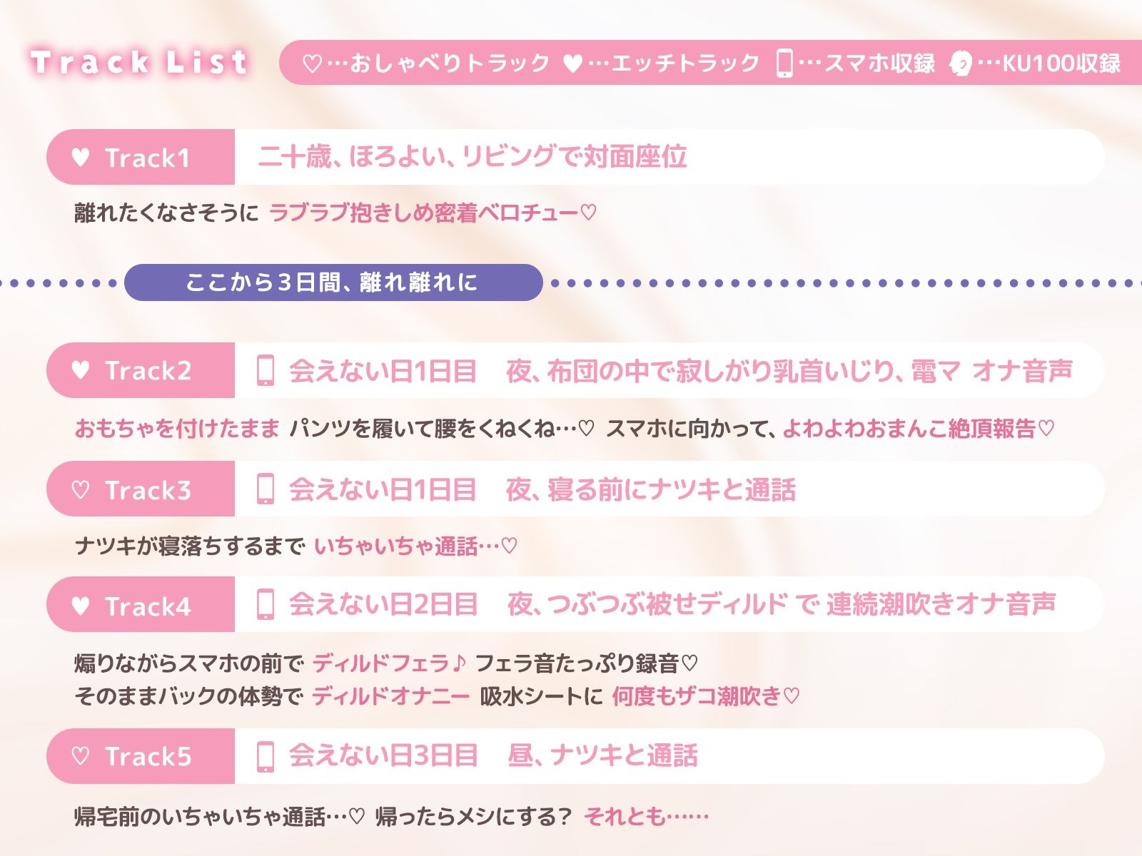 【生スマホ収録】生意気ナツキ（20）性欲増長中♪ 〜出先で届く、ボーイッシュ彼女の生オナ音声♪ 寝バックで仕返し、低イキボイス強●録音♪〜