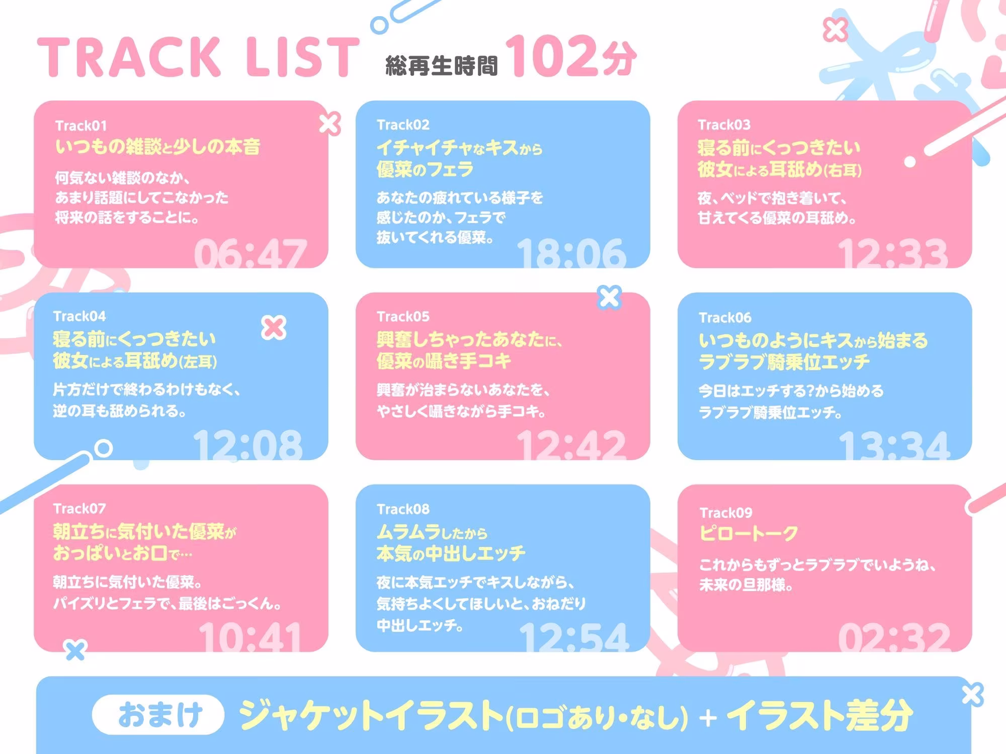 同棲彼女〜甘えるのも甘やかすのも好きな彼女とイチャイチャエッチ〜 CV:乙倉ゅい