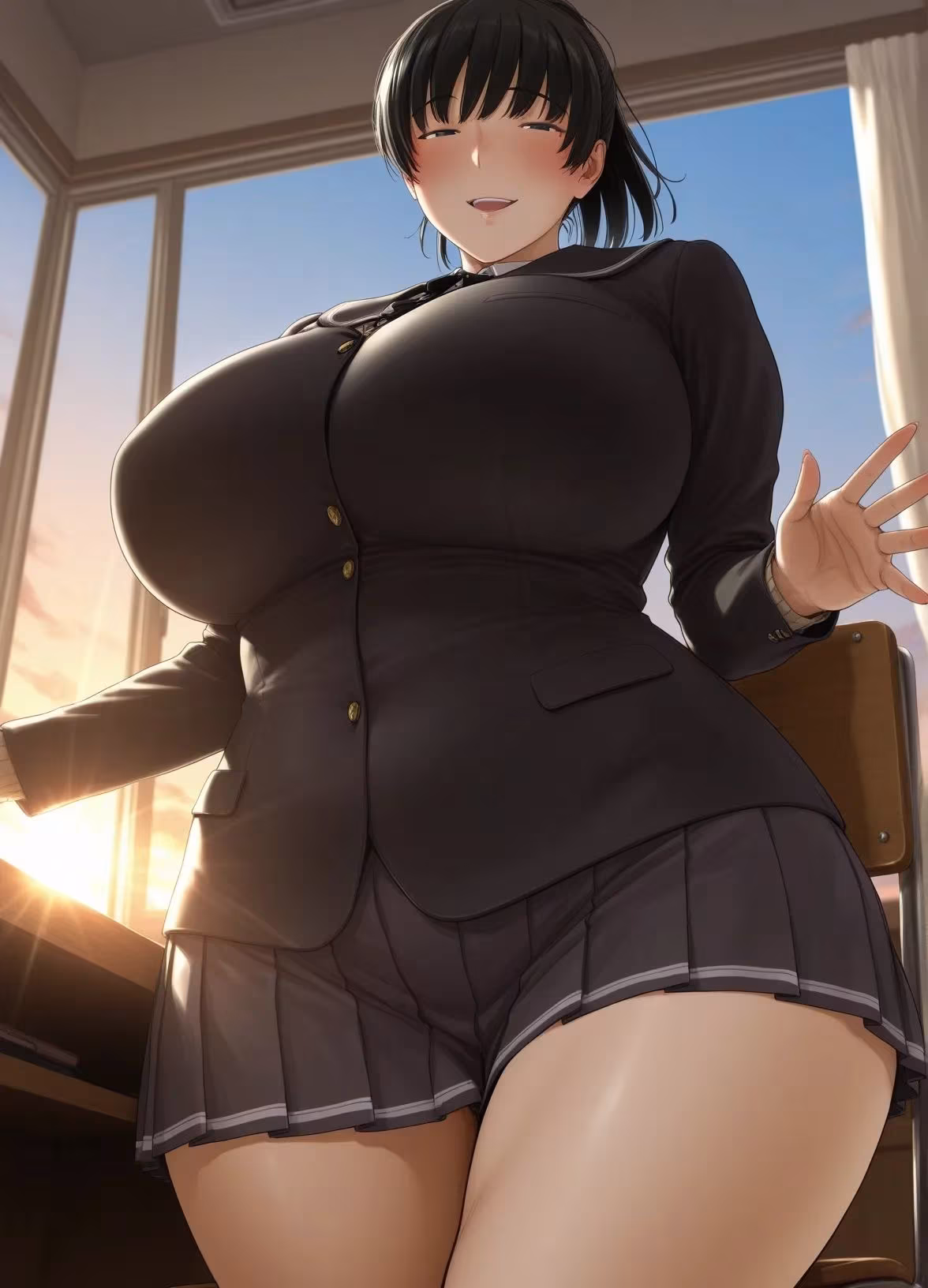 塚〇響 ムチムチな年上女性とお泊りえっち