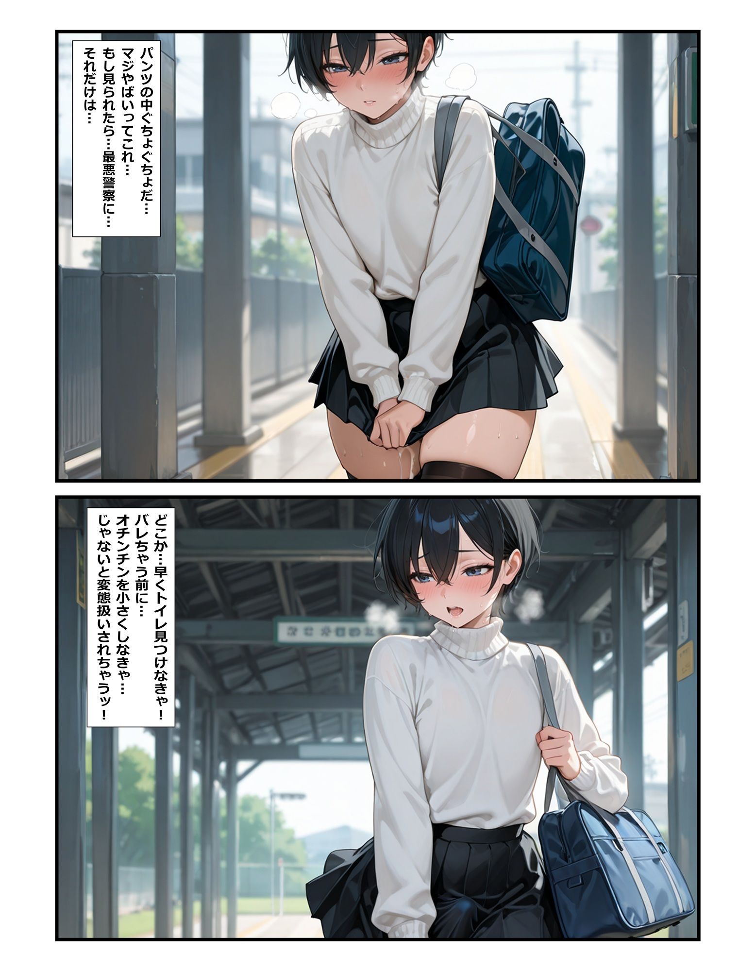 女装してたら痴●されちゃった！犯●れる妄想にハマっちゃった！