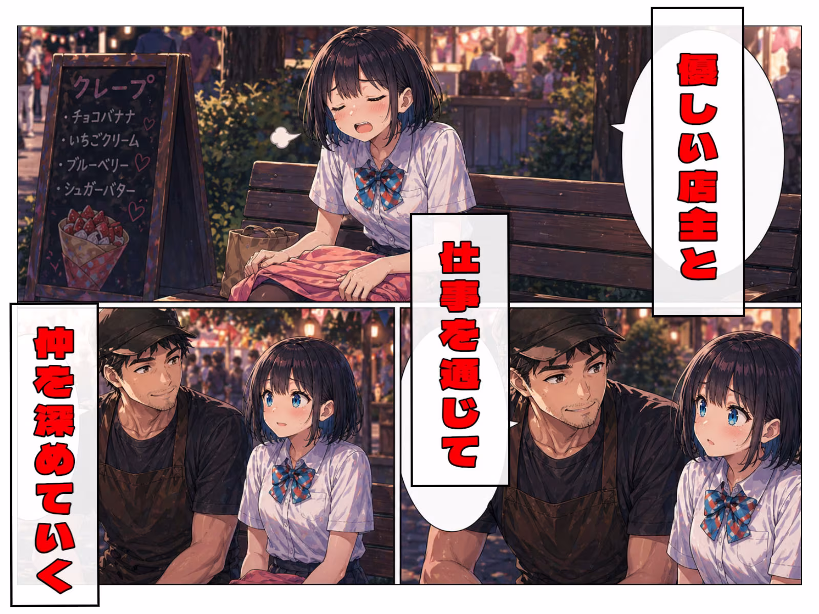 初めてのバイトは、優しすぎる店主と
