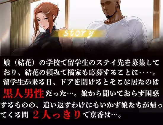 橘家が黒人デカチンに堕ちる噺 京香編