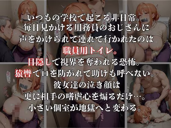 密室で猿轡をされて監禁プレイ  ガ◎ママ＆◎衣 ver.