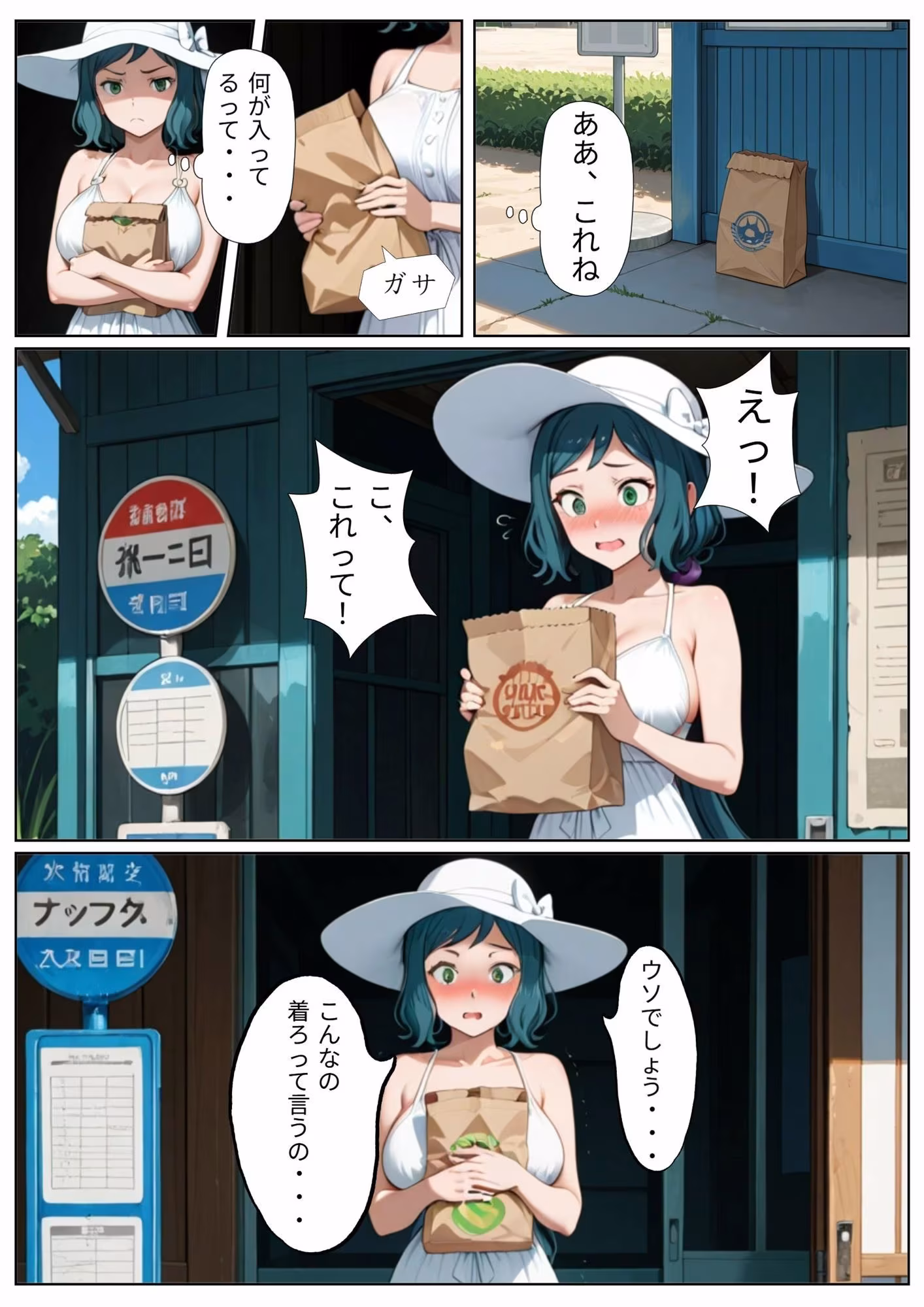 波打ち際のリンコママafter