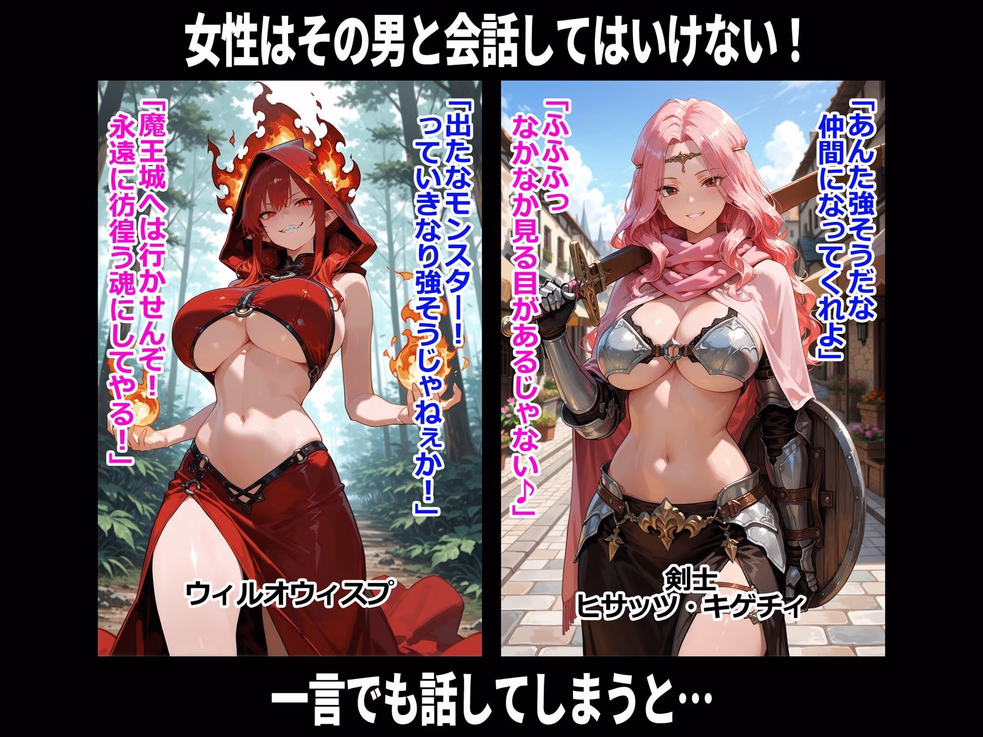 即堕ちクエスト 異世界でもその男と会話してはいけないVol.3 即堕ち2コマ