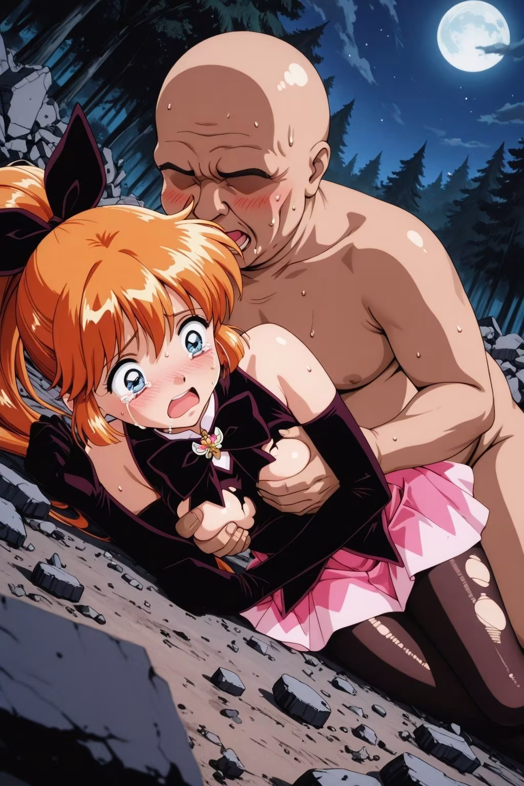 襲われた怪盗セ○ントテールロストバージン孕ませSEX