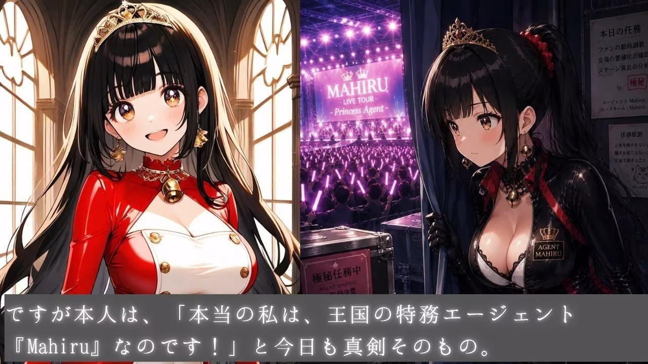清純プリンセスの裏側  姫カットアイドル姫まひるのコスプレ交尾 〜レザースーツからはみ出るおっぱい〜