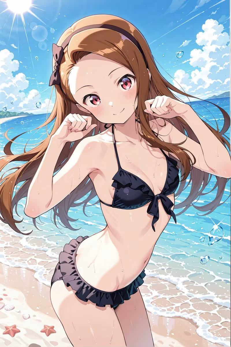 アイドル○スター  水着に着替えたら3